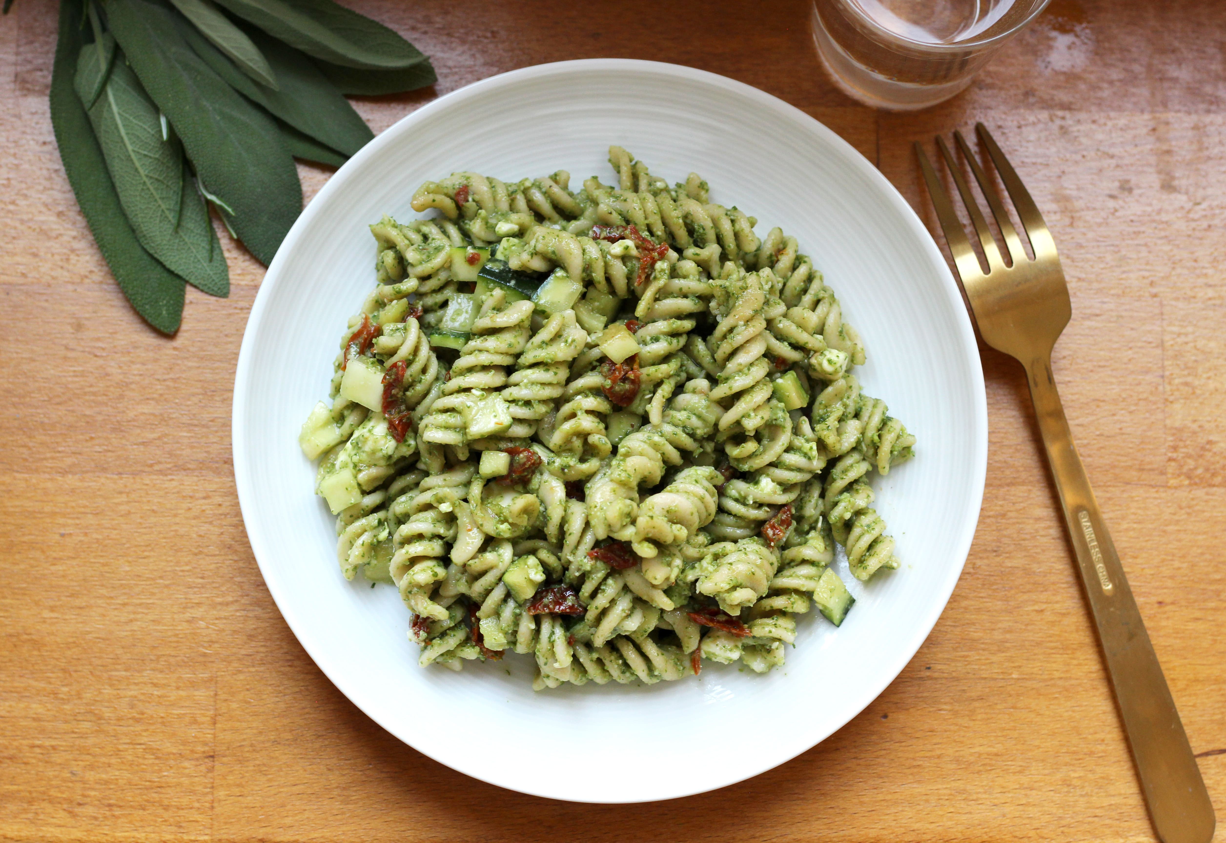 pates-pesto-de-roquette